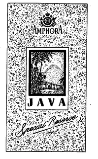AMPHORA JAVA SPECIAL RESERVE AMPHORA SELECTION ESTABLISHED 1753 DE trademark