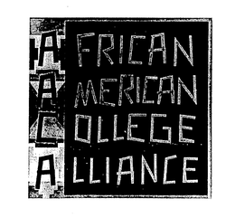 AFRICAN AMERICAN COLLEGE ALLIANCE trademark