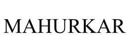 MAHURKAR trademark