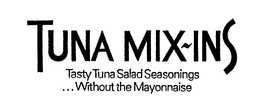 TUNA MIX-INS TASTY TUNA SALAD SEASONINGS...WITHOUT THE MAYONNAISE trademark
