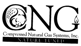 CNG COMPRESSED NATURAL GAS SYSTEMS, INC. NATURE TUNED trademark