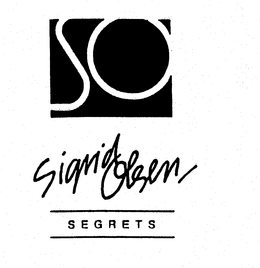 SO SIGRID OLSEN SEGRETS trademark