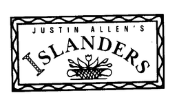 JUSTIN ALLEN'S ISLANDERS trademark