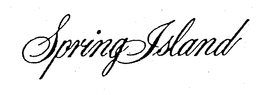 SPRING ISLAND trademark