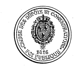 CAISSE DES DEPOTS ET CONSIGNATIONS FOR PUBLIQUE 1816 trademark