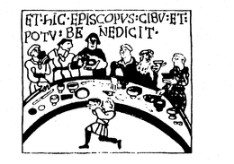 ETHIC EPISCOPUS:CIBU:ET:POTU:BE NEDICIT. trademark