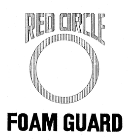 RED CIRCLE FOAM GUARD trademark