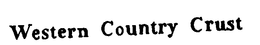 WESTERN COUNTRY CRUST trademark