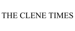 THE CLENE TIMES trademark