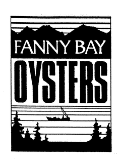 FANNY BAY OYSTERS trademark