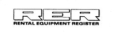 RER RENTAL EQUIPMENT REGISTER trademark