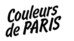 COULEURS DE PARIS trademark