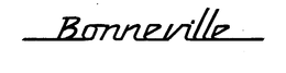 BONNEVILLE trademark