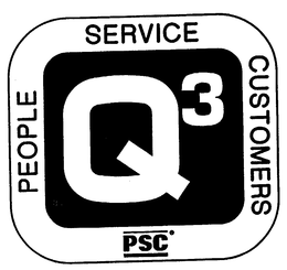 Q3 PEOPLE SERVICE CUSTOMERS PSC trademark