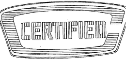 CERTIFIED trademark