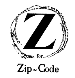Z FOR ZIP-CODE trademark