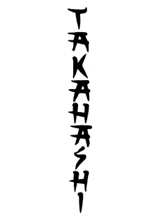 TAKAHASHI trademark