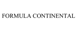 FORMULA CONTINENTAL trademark