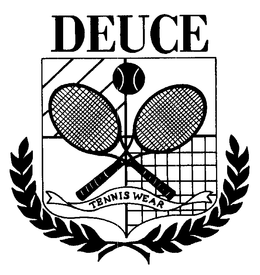 DEUCE TENNIS WEAR trademark