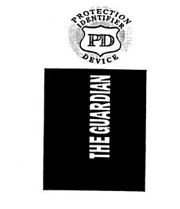 PROTECTION IDENTIFIER PD DEVICE THE GUARDIAN trademark
