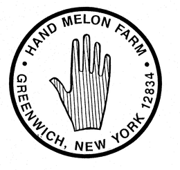 HAND MELON FARM GREENWICH, NEW YORK 12834 trademark