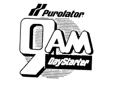 PUROLATOR 9AM DAYSTARTER trademark