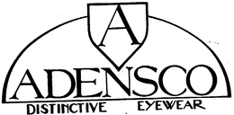 A ADENSCO DISTINCTIVE EYEWEAR trademark