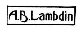 A.B. LAMBDIN trademark