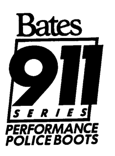 BATES 911 SERIES PERFORMANCE POLICE BOOTS trademark