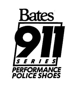 BATES 911 SERIES PERFORMANCE POLICE SHOES trademark