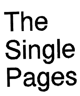 THE SINGLE PAGES trademark