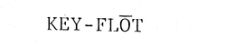 KEY-FLOT trademark