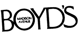BOYD'S MADISON AVENUE trademark