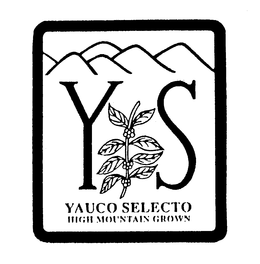 YS YAUCO SELECTO HIGH MOUNTAIN GROWN trademark