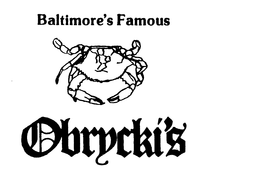 BALTIMORE'S FAMOUS OBRYCKI'S trademark