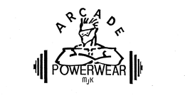 ARCADE POWERWEAR MJK trademark