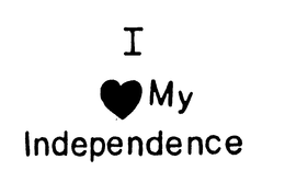 I LOVE MY INDEPENDENCE trademark