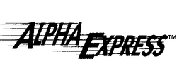 ALPHA EXPRESS trademark