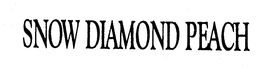 SNOW DIAMOND PEACH trademark