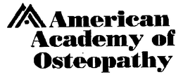 A AMERICAN ACADEMY OF OSTEOPATHY trademark