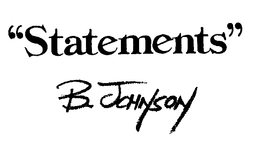 "STATEMENTS" B. JOHNSON trademark