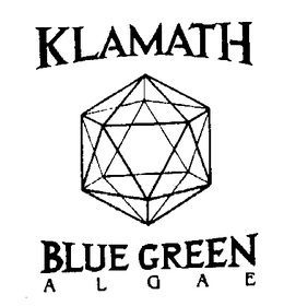 KLAMATH BLUE GREEN A L G A E trademark