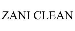 ZANI CLEAN trademark