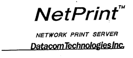 NET PRINT NETWORK PRINT SERVER DATACOM TECHNOLOGIES INC. trademark