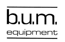 B.U.M. EQUIPMENT trademark