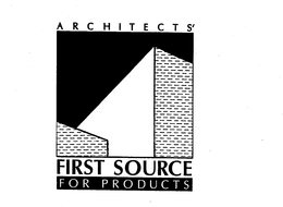 ARCHITECTS' FIRST SOURCE FOR PRODUCTS trademark