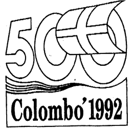 500 COLOMBO' 1992 trademark