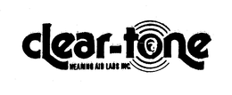 CLEAR-TONE HEARING AID LABS INC. trademark