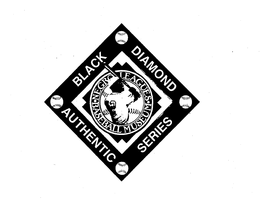 AUTHENTIC BLACK DIAMOND SERIES NEGRO LEAGUES BASEBALL MUSEUM trademark