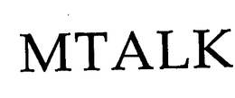 MTALK trademark